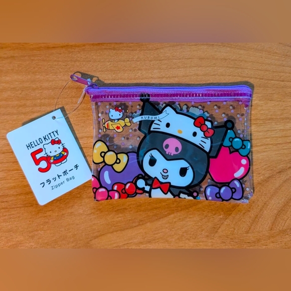 Hello Kitty Handbags - Licensed Hello Kitty by Sanrio - Kuromi Coin / Card purse